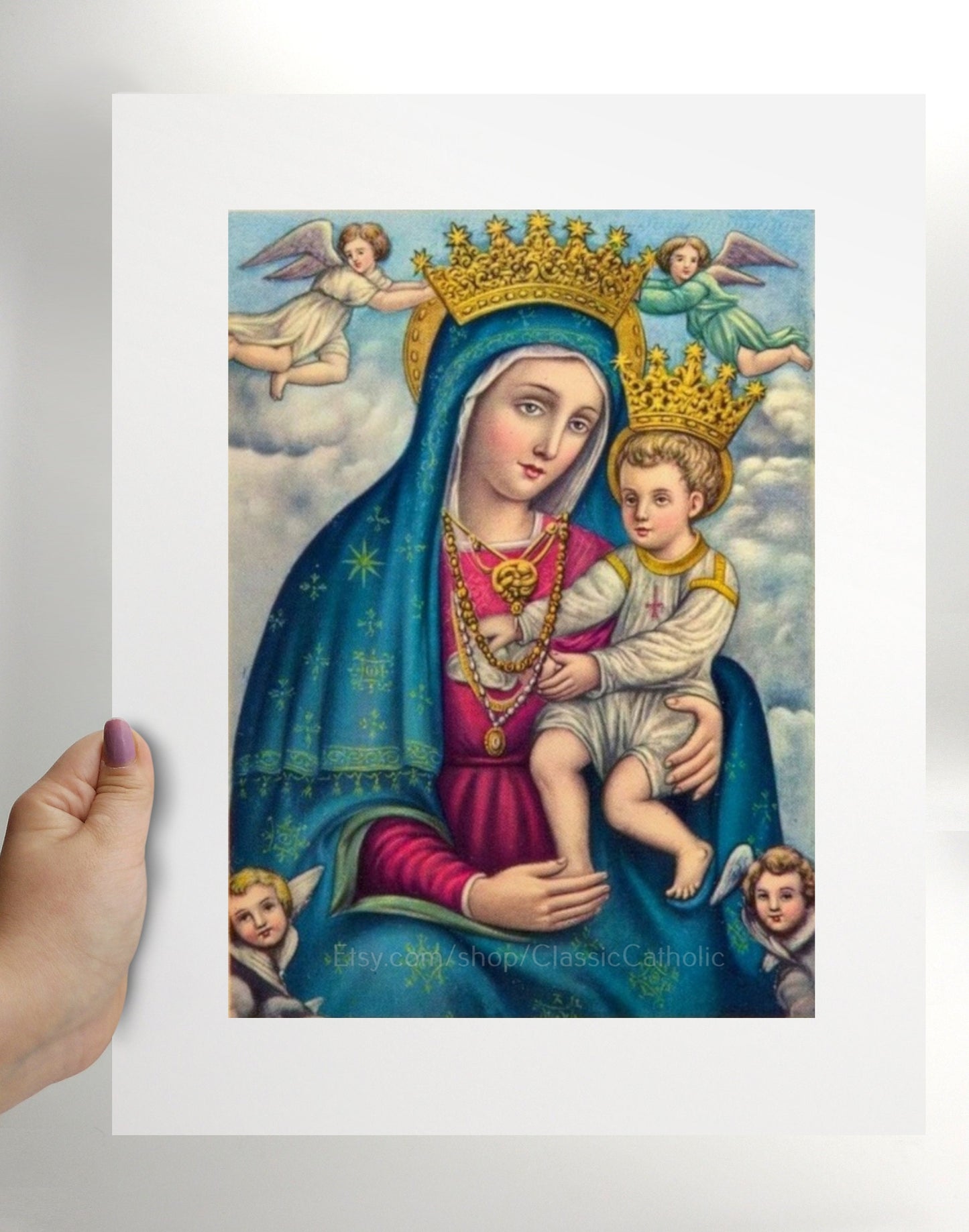 Padre Pio's Favorite Madonna – Our Lady of Divine Grace – Pietrelcina – Catholic Gift Mothers