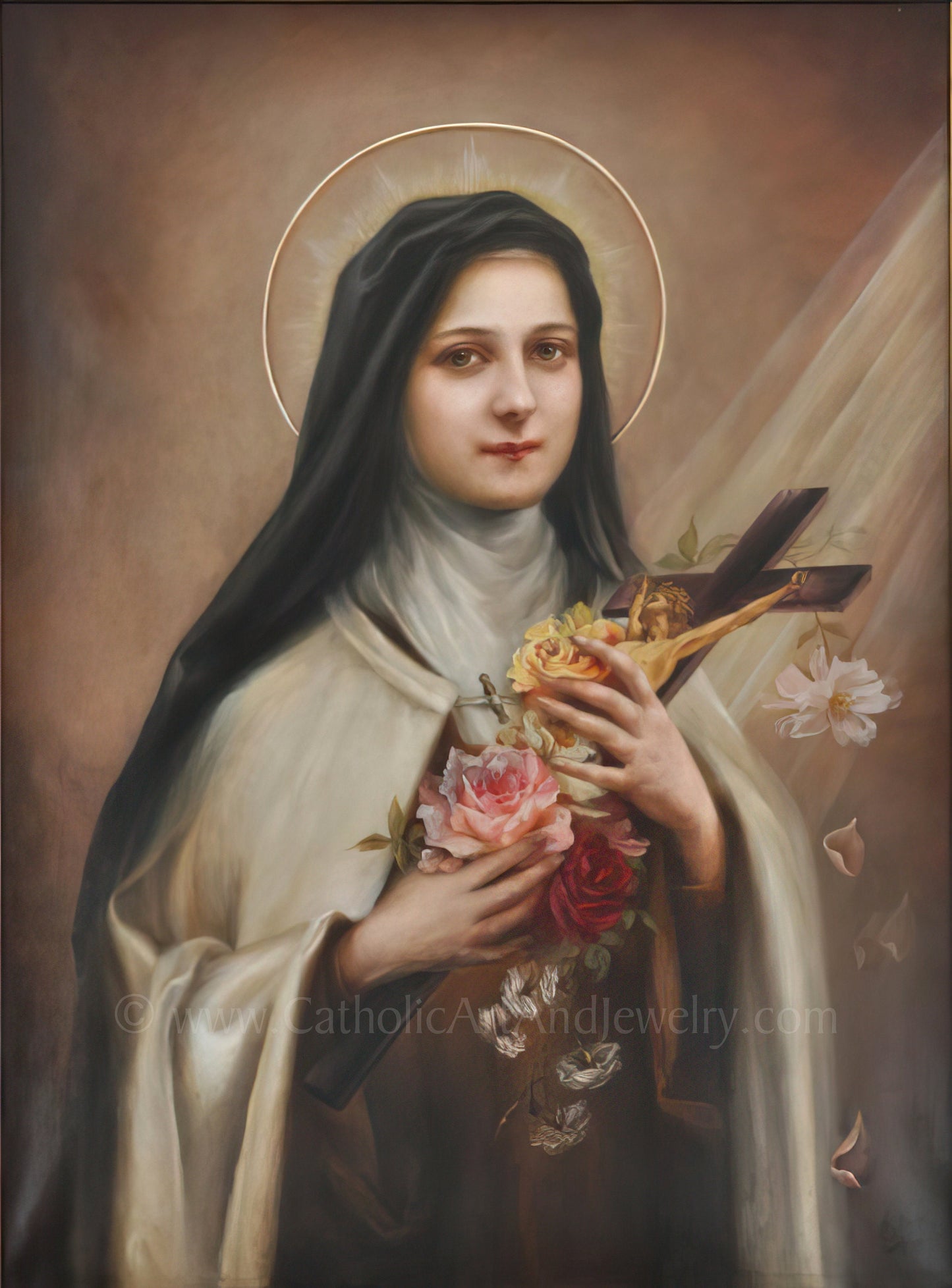 St Therese of Lisieux by Her Sister, Celine Martin – 3 sizes – Catholic Art Print