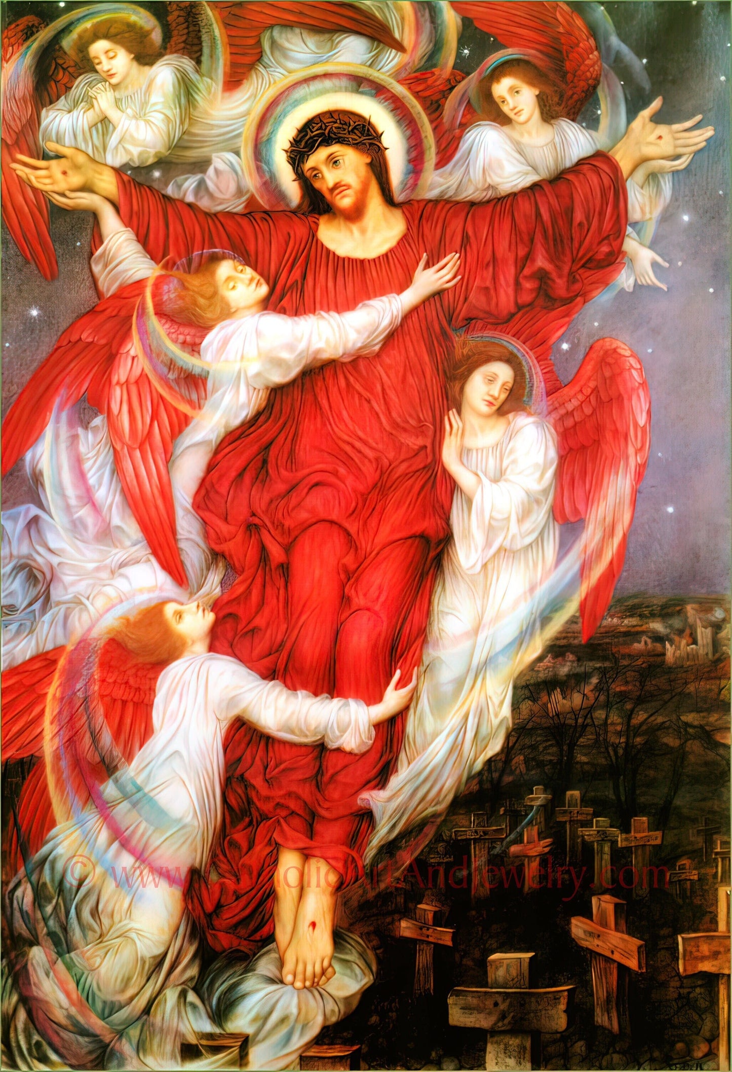 The Red Cross by Evelyn De Morgan – 4 sizes