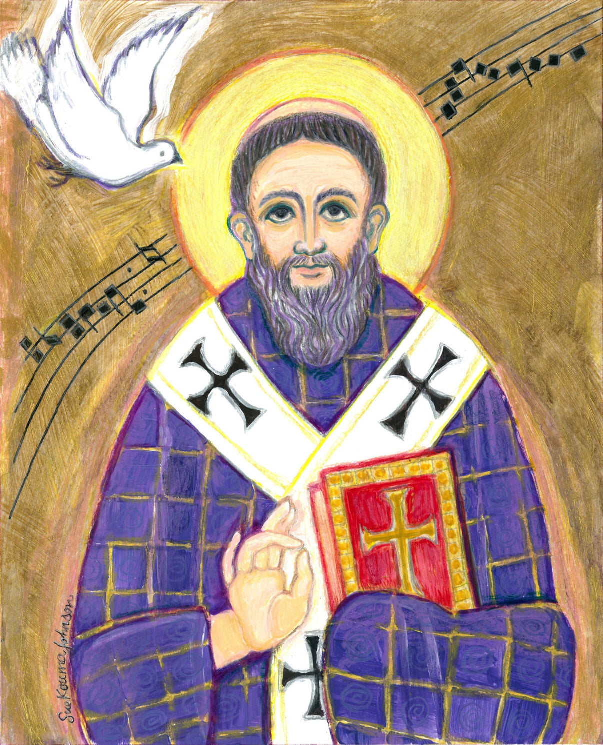 Gregory the Great Art Print – Catholic Art and Jewelry