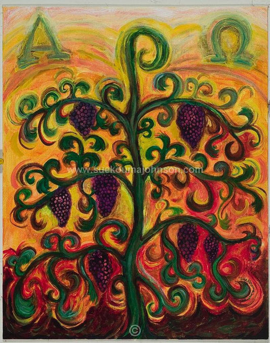 I Am the Vine Art Print