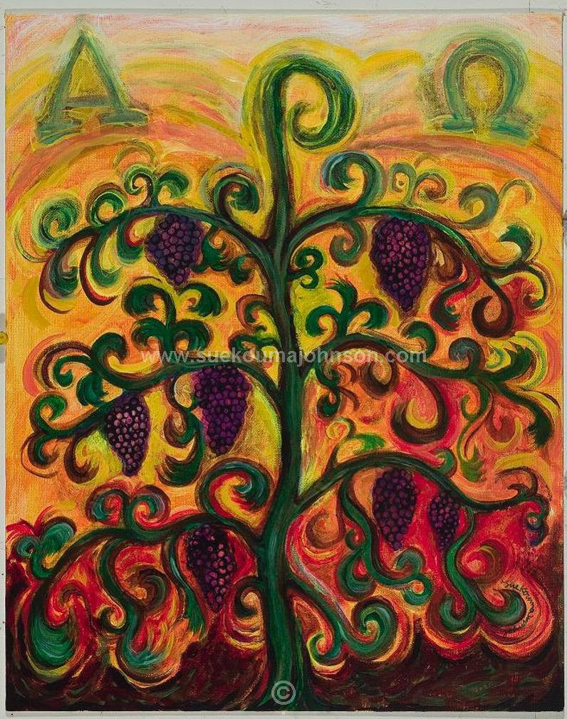 I Am the Vine Painting