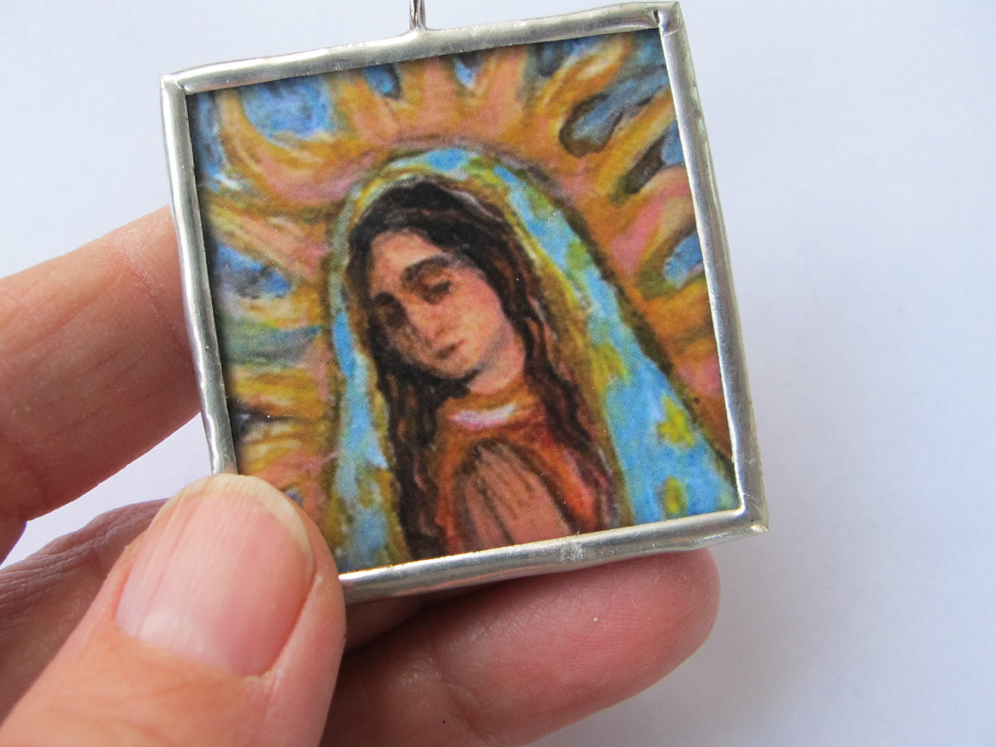Our Lady of Guadalupe Square Ornament