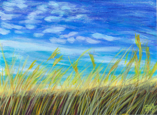 Prairie Grasses Art Print