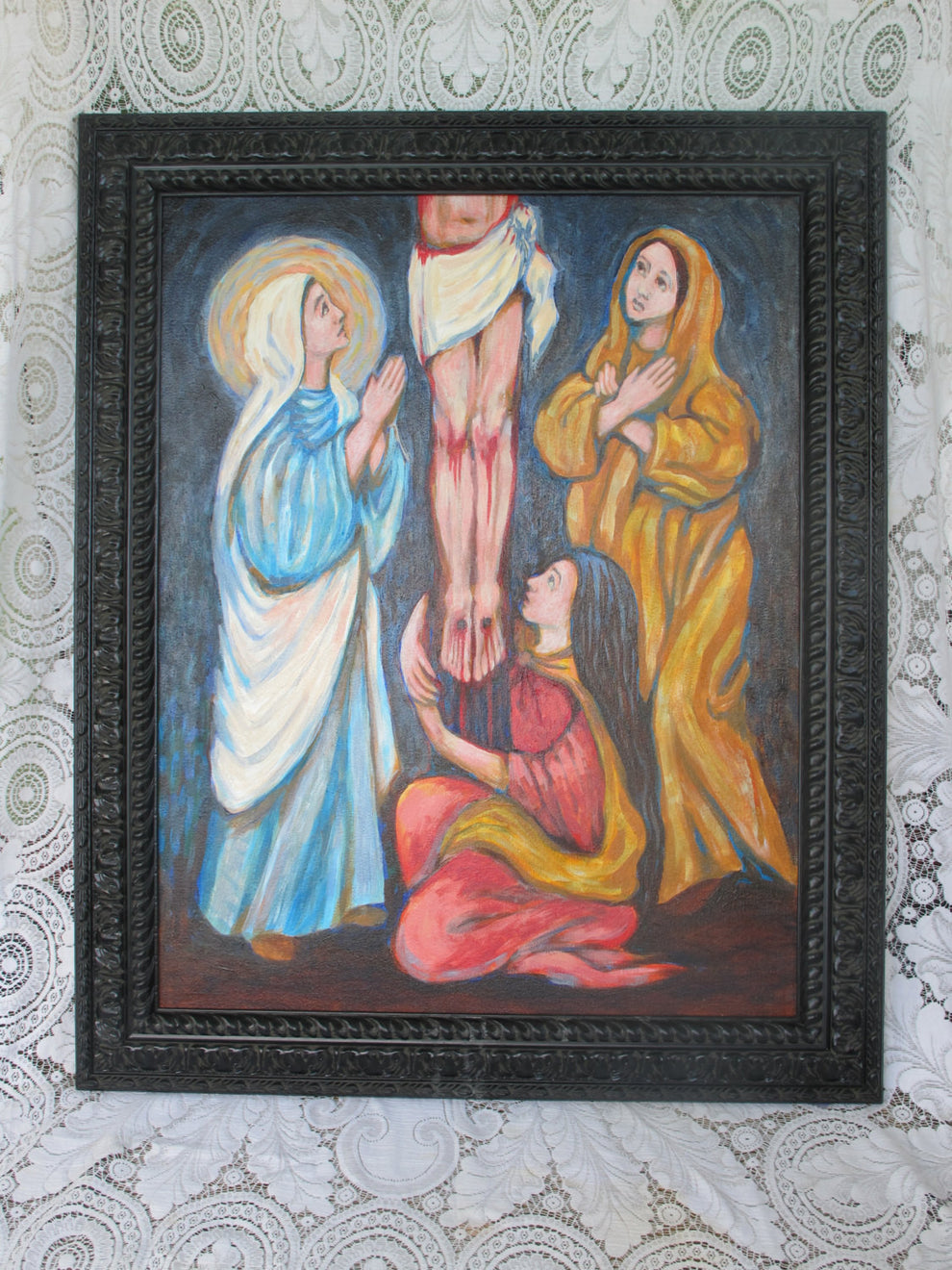 Three Marys Painting – Catholic Art and Jewelry