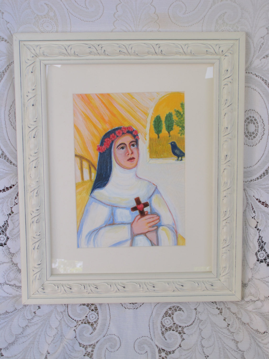 Rose of Lima Painting