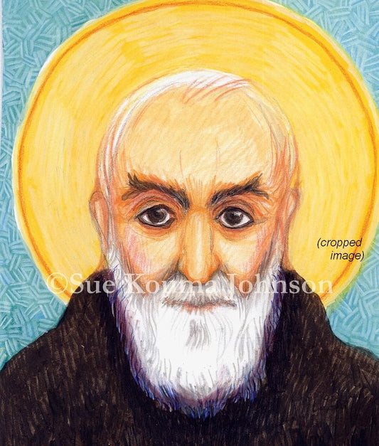 Padre Pio Art Print